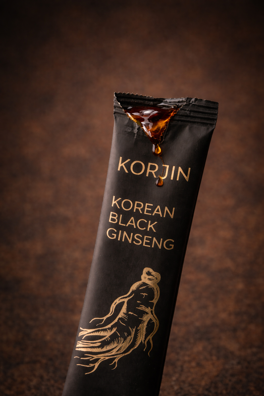 Korean Black Panax Ginseng Liquid Extract Sticks (30-Pack) (PRE-ORDER)