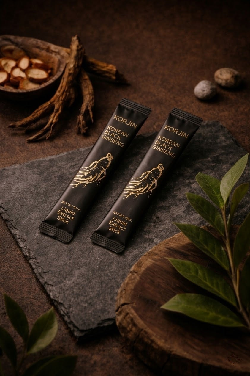 Korean Black Panax Ginseng Liquid Extract Sticks